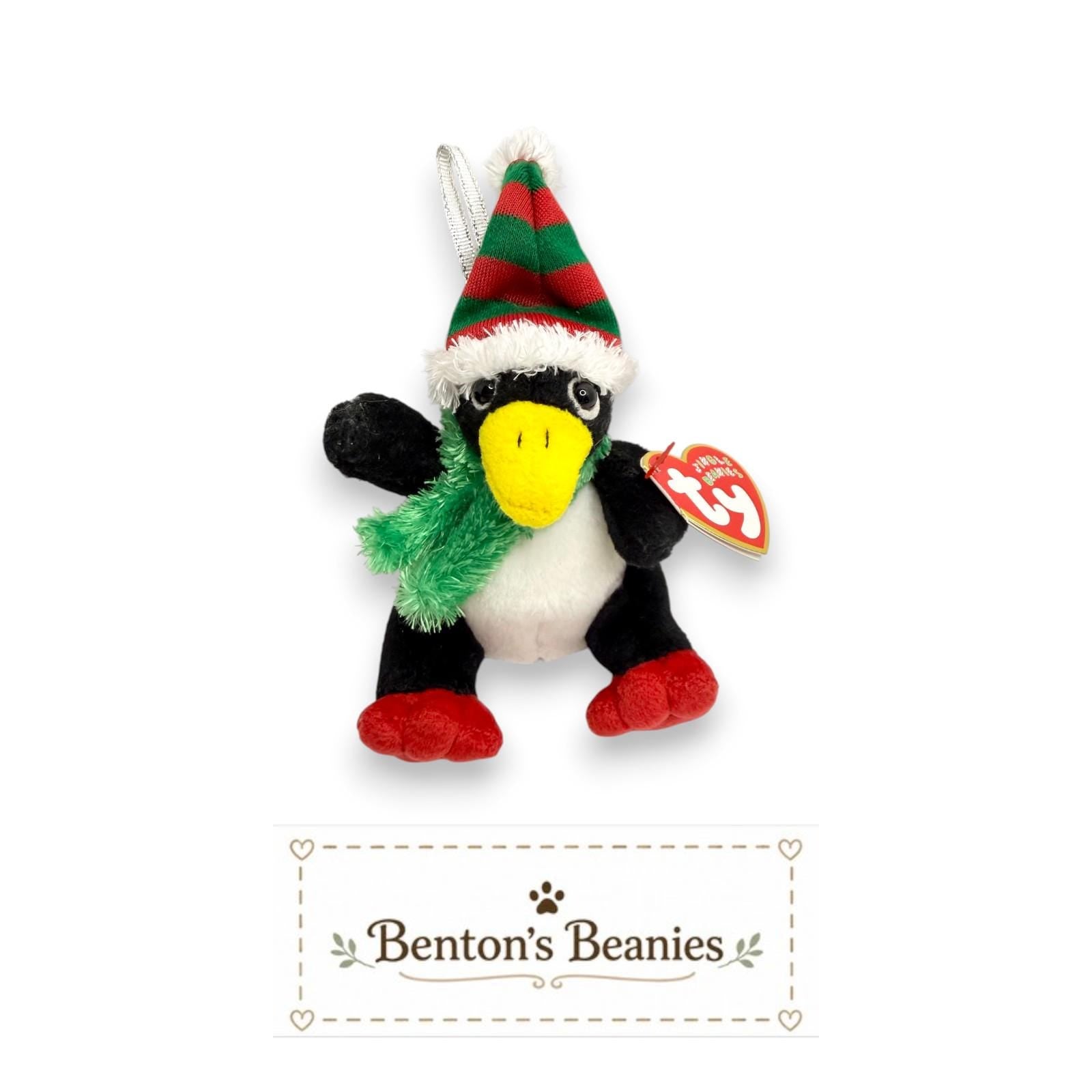 TY Jingle Beanies Collection | Festive Animal Friends | Mint Heart Tags