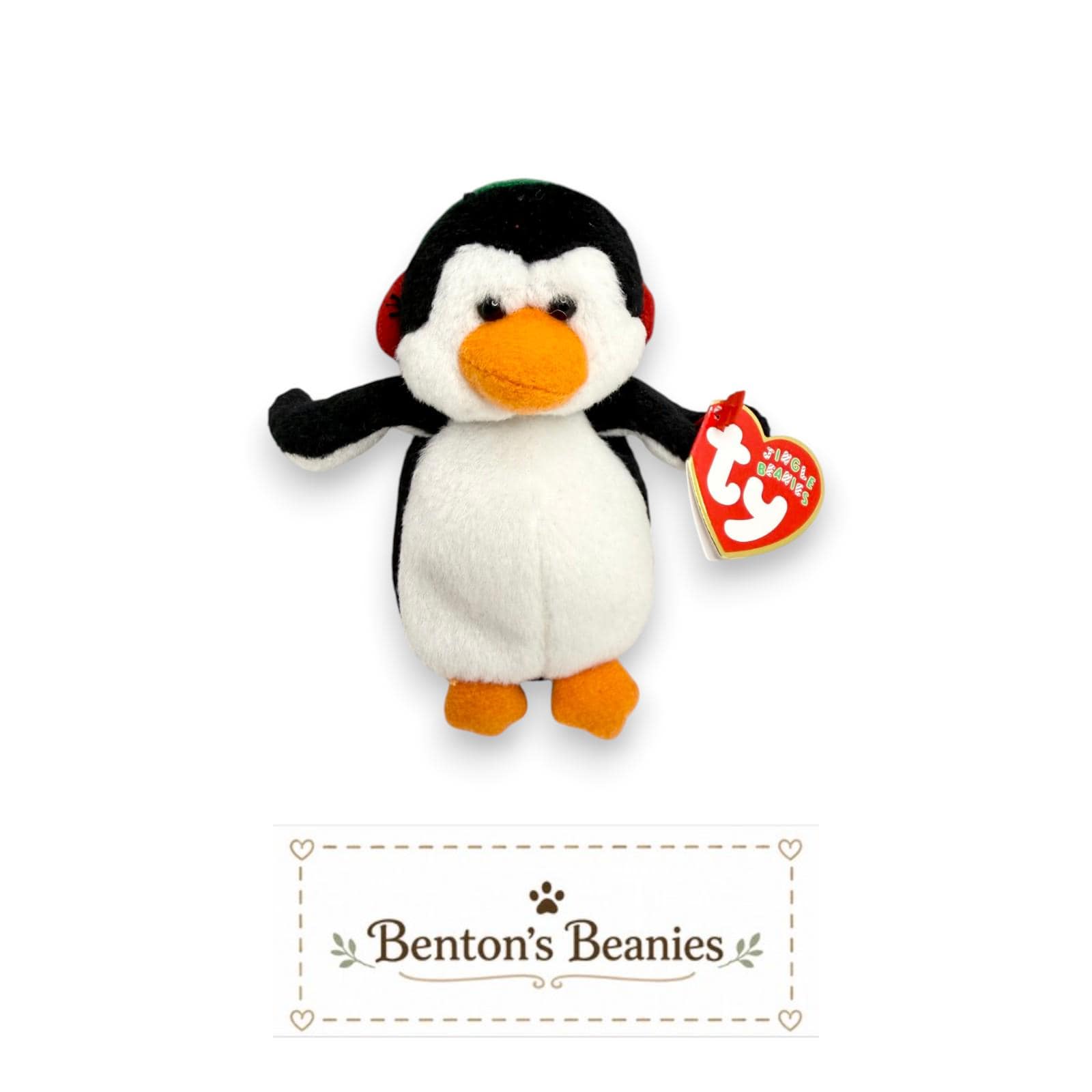 TY Jingle Beanies Collection | Winter Wonderland Friends | Mint Heart Tags
