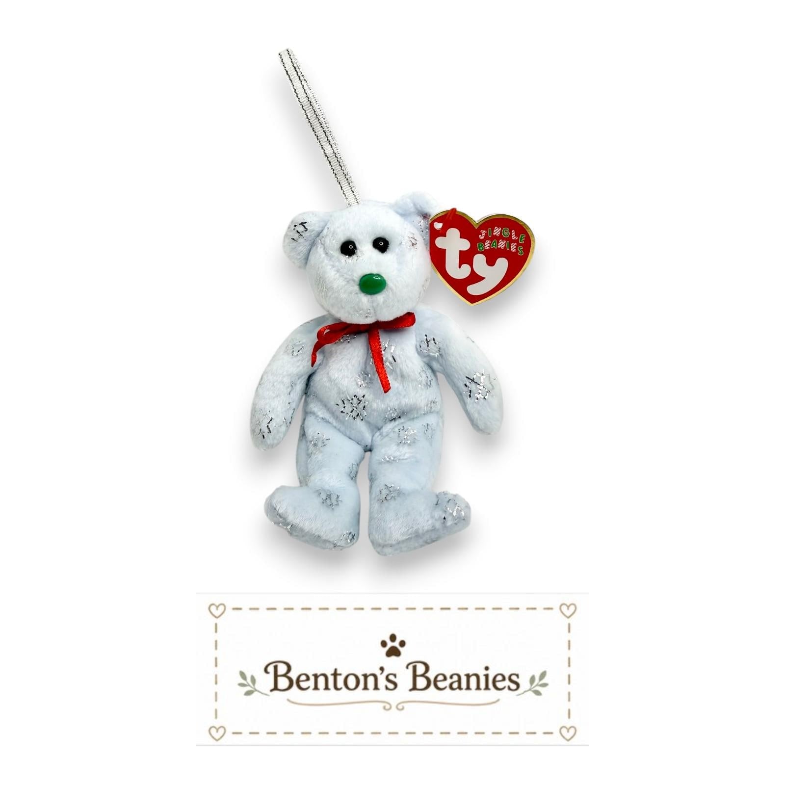 TY Jingle Beanies Collection | Festive Bear Favorites | Mint Heart Tags
