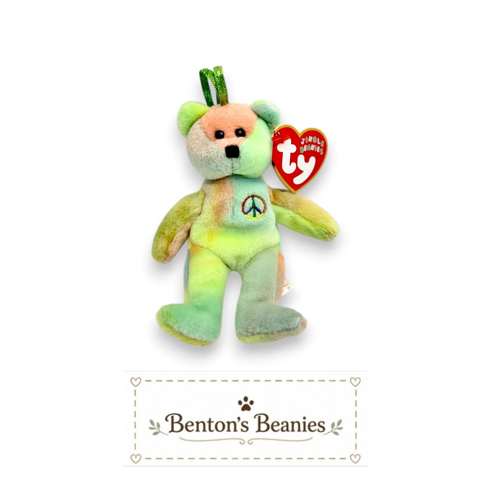 TY Jingle Beanies Collection | Festive Bear Favorites | Mint Heart Tags