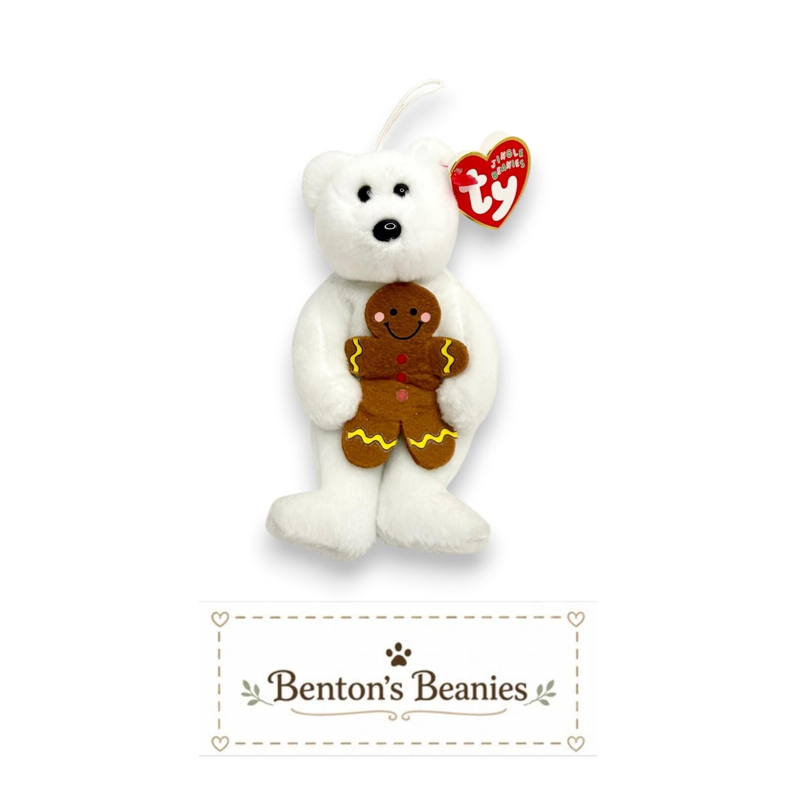 TY Jingle Beanies Collection | Festive Bear Favorites | Mint Heart Tags