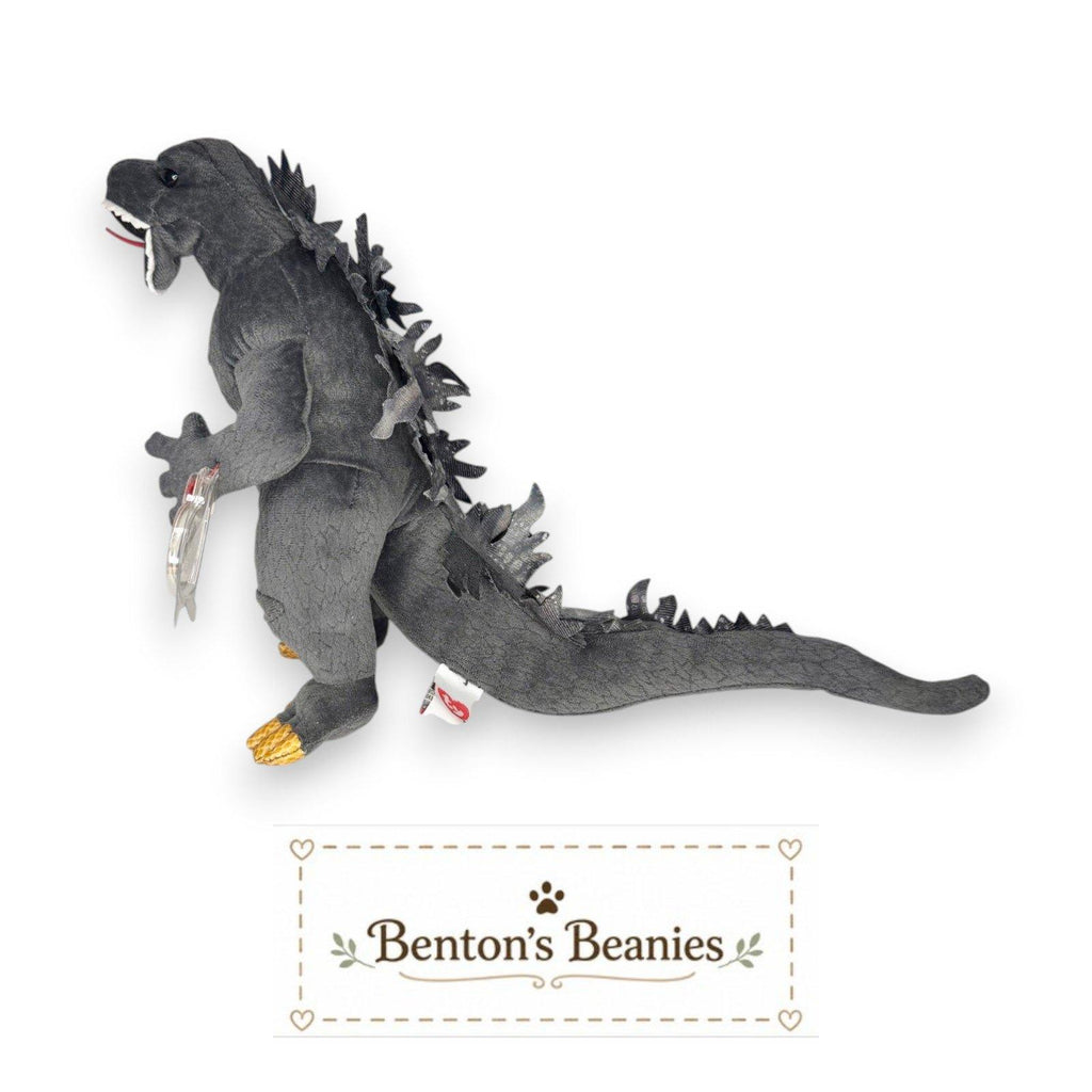 Godzilla Rare Black Eyes Ty Classic | Legendary Kaiju King | Mint Heart Tag