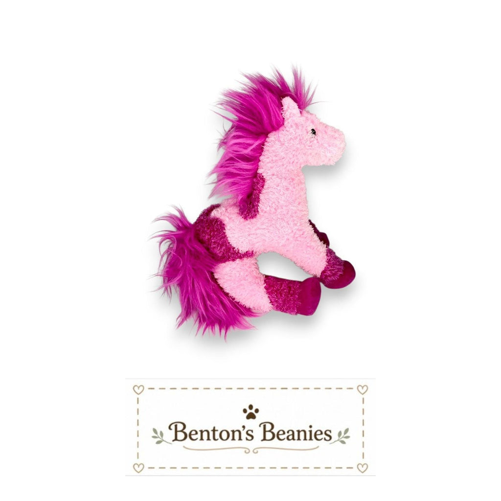 Canters the Horse Ty Beanie Baby | Pink Pony Prancer | Mint Heart Tag