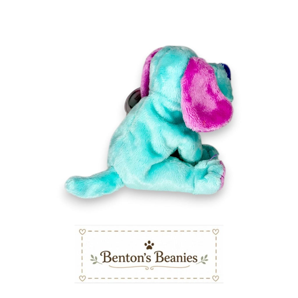 Kookie the Dog Ty Beanie Baby | Cotton Candy Pup | Mint Heart Tag