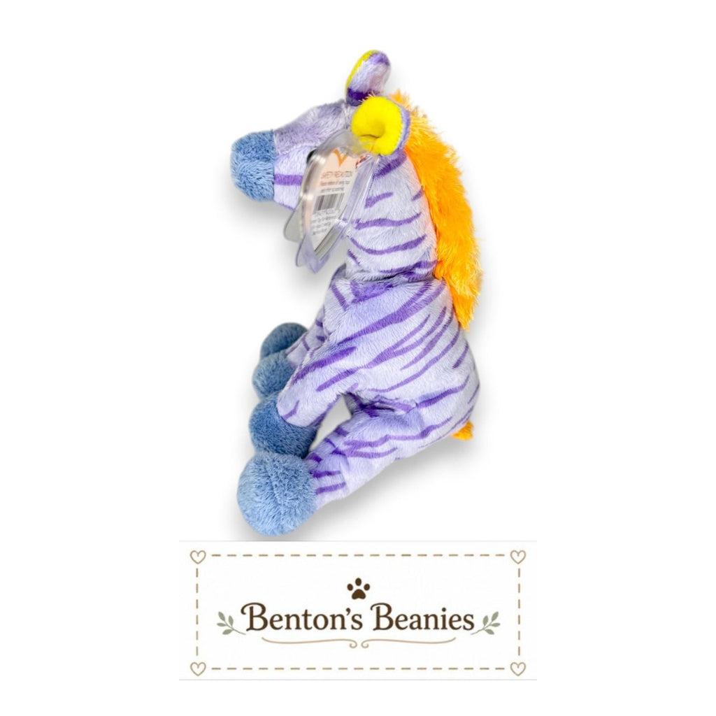 Vegas the Giraffe Ty Beanie Baby | Pastel Safari Star | Mint Heart Tag