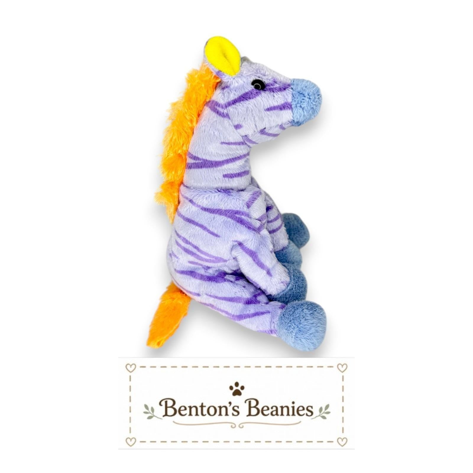 Vegas the Giraffe Ty Beanie Baby | Pastel Safari Star | Mint Heart Tag
