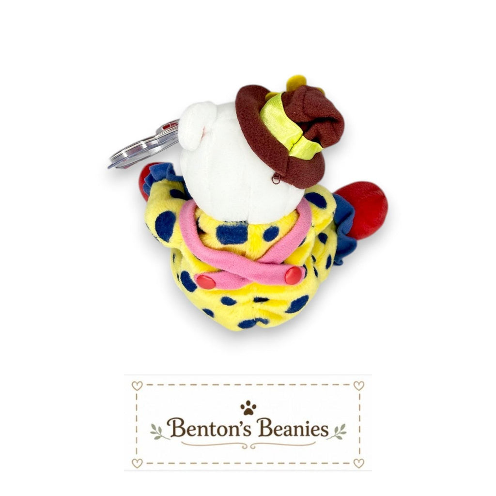 Juggles the Clown Ty Beanie Baby | Carnival Cutie | Mint Heart Tag