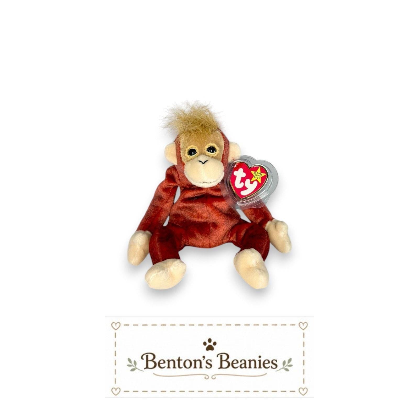 Schweetheart the Orangutan Ty Beanie Baby | Primate Pal | Mint Heart Tag