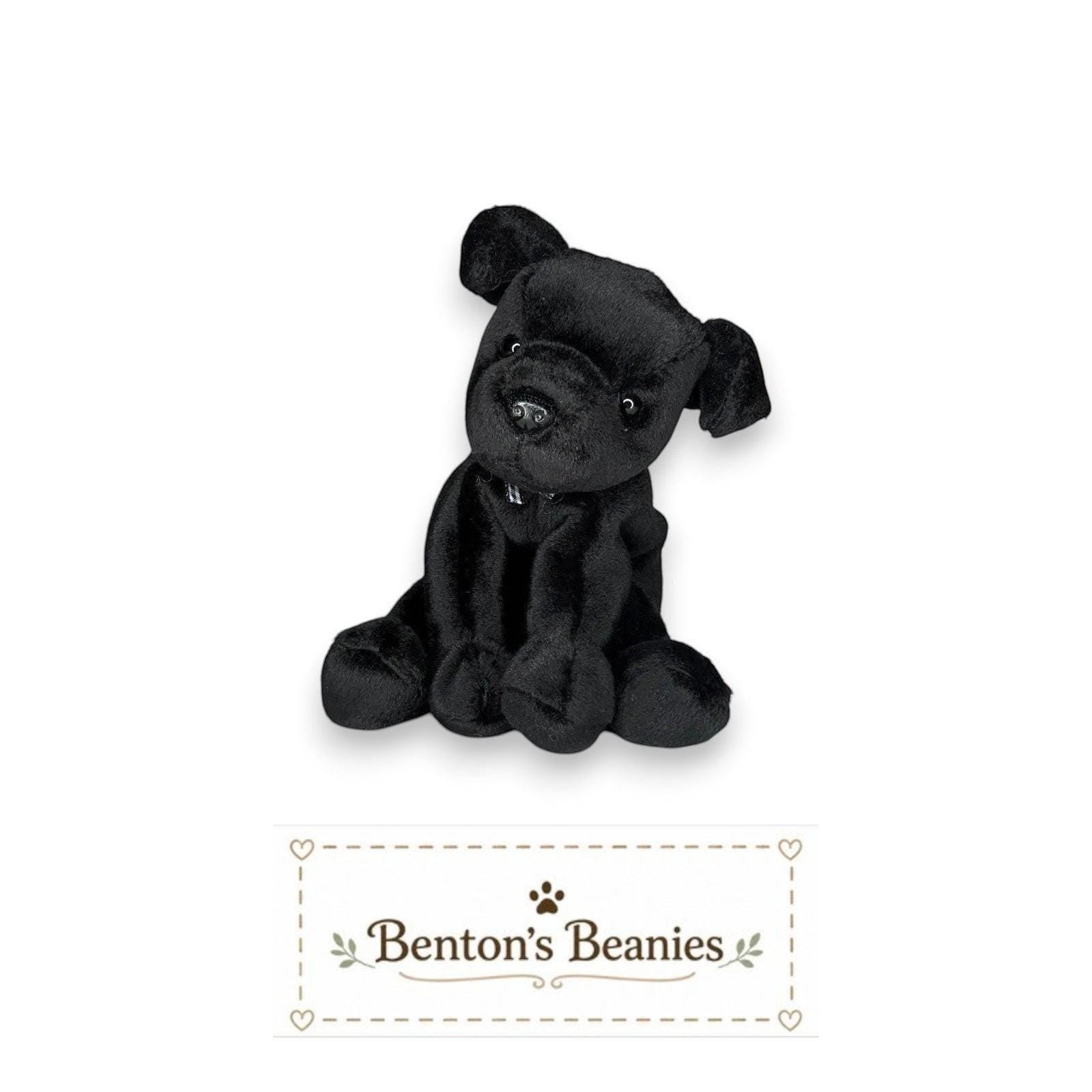 Luke the Dog Ty Beanie Baby | Playful Little Puppers | Mint Heart Tag