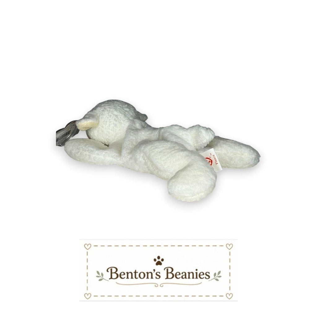 Fleece the Lamb Ty Beanie Baby | Gentle Meadow Friend | Mint Heart Tag