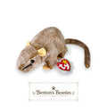 Tiptoe the Mouse Ty Beanie Baby | Tiny Trailblazer | Mint Heart Tag