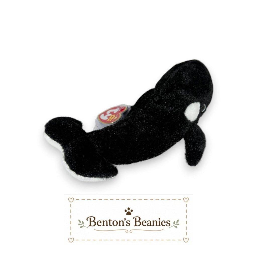 Anchor the Whale Ty Beanie Baby | Giant Ocean Explorer | Mint Heart Tag