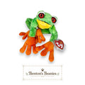 Panama the Frog Ty Beanie Baby | Pond Hopper | Mint Heart Tag
