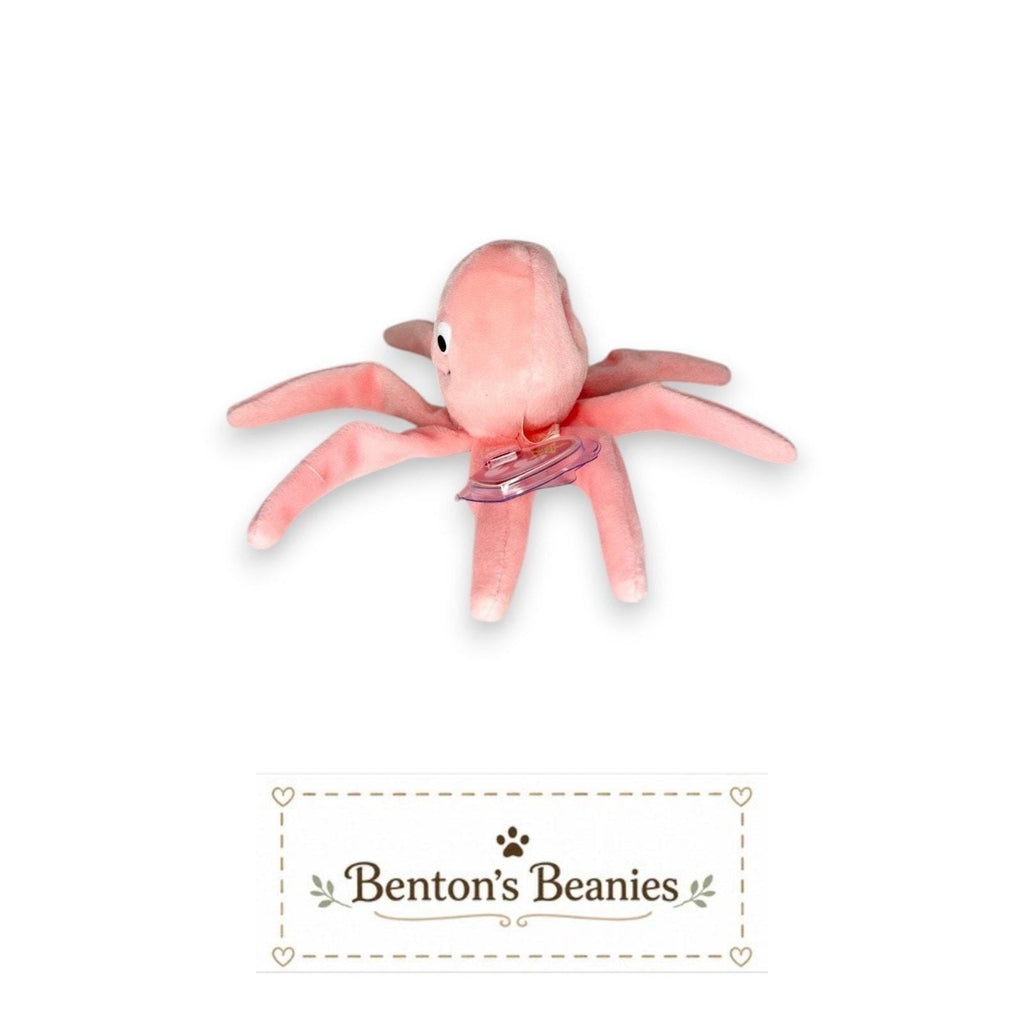 Inky the Octopus Ty Beanie Baby | Ocean Cuddler | Mint Heart Tag