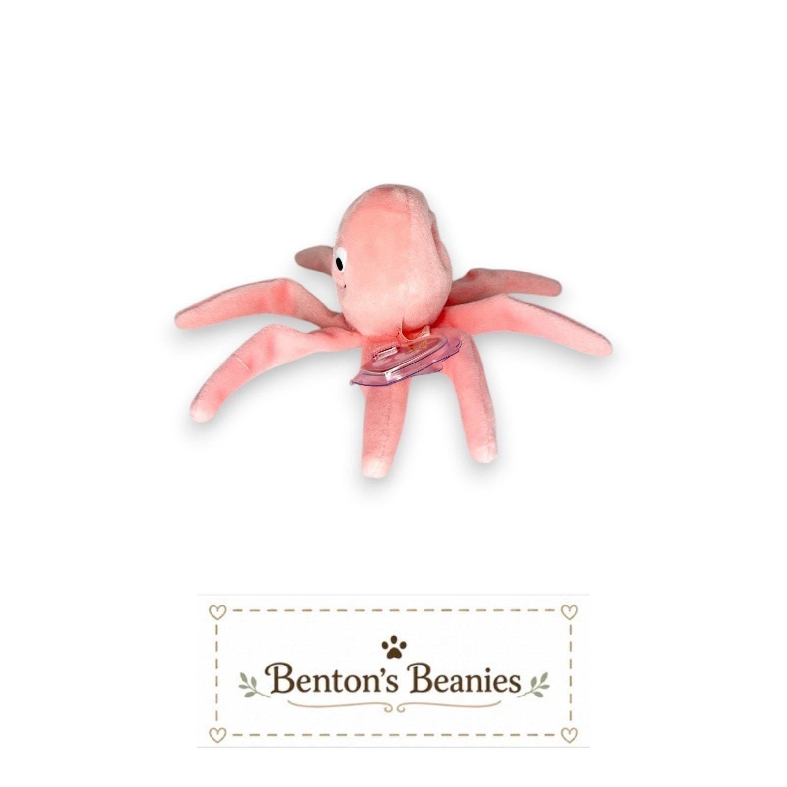 Inky the Octopus Ty Beanie Baby | Ocean Cuddler | Mint Heart Tag