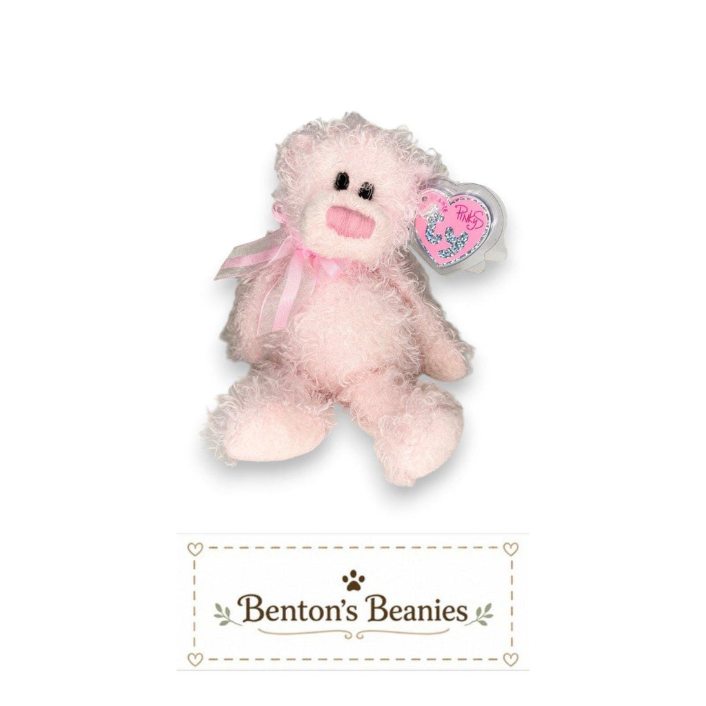 Delights the Bear Ty Pinky | Sweet Pink Daydreamer | Mint Heart Tag