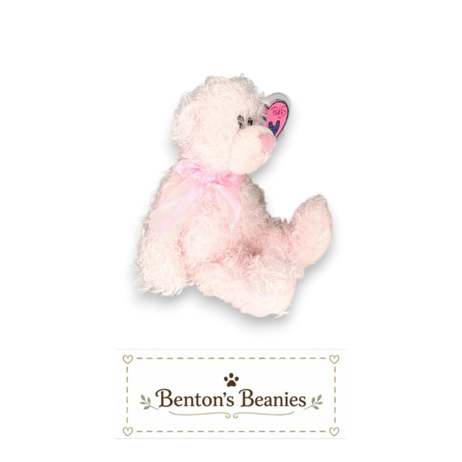 Delights the Bear Ty Pinky | Sweet Pink Daydreamer | Mint Heart Tag