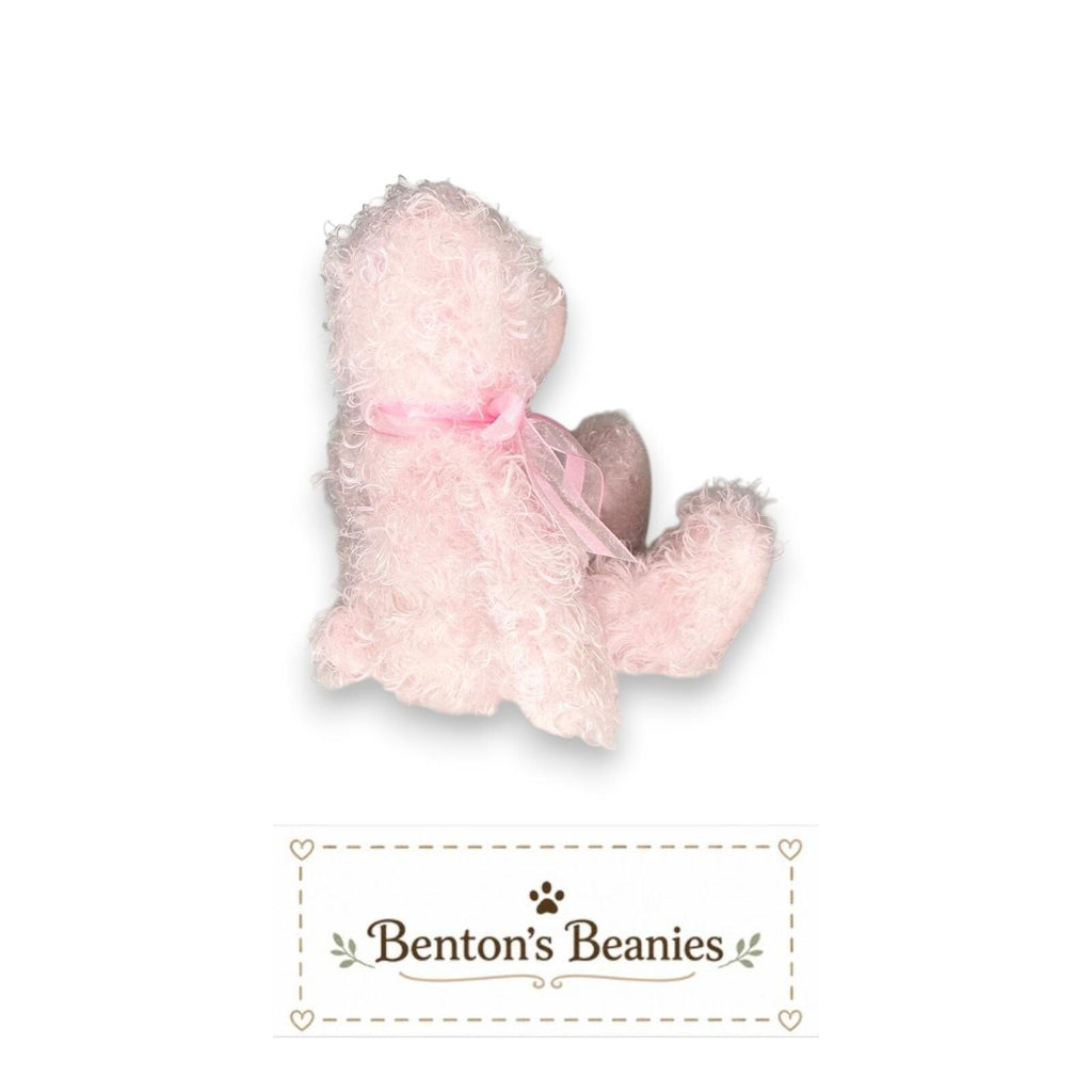 Delights the Bear Ty Pinky | Sweet Pink Daydreamer | Mint Heart Tag