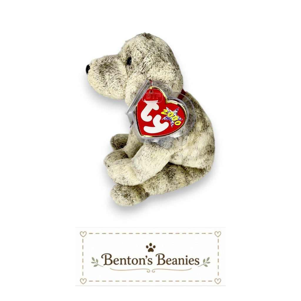 Tricks the Dog Ty Beanie Baby | Tiny Trickster Pup | Mint Heart Tag