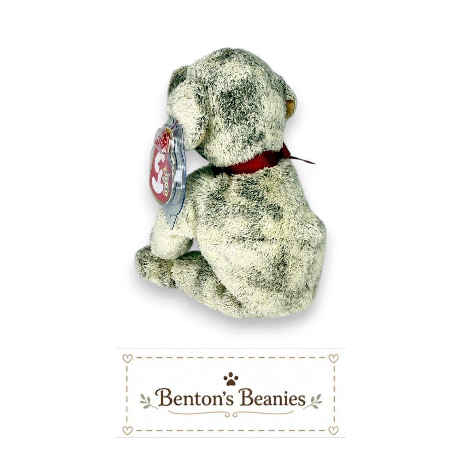 Tricks the Dog Ty Beanie Baby | Tiny Trickster Pup | Mint Heart Tag