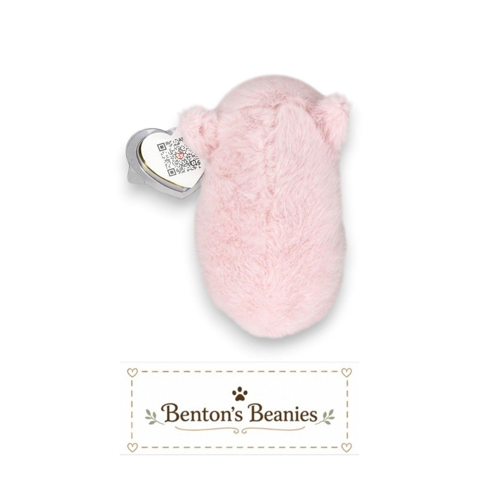 Petal the Capybara Ty Beanie Baby | Blushing Pink Pal | Mint Heart Tag