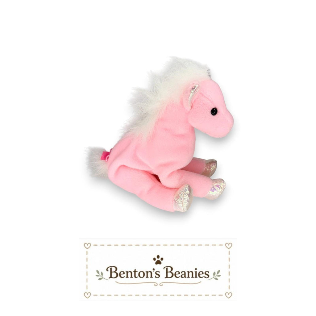 Filly the Horse Ty Pinkys Beanie | Pretty Pasture Princess | Mint Heart Tag