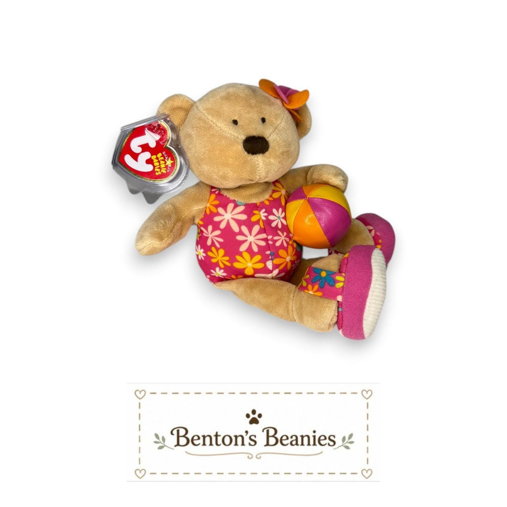 Wailea the Bear Ty Beanie Baby | Beach Day Beauty | Mint Heart Tag
