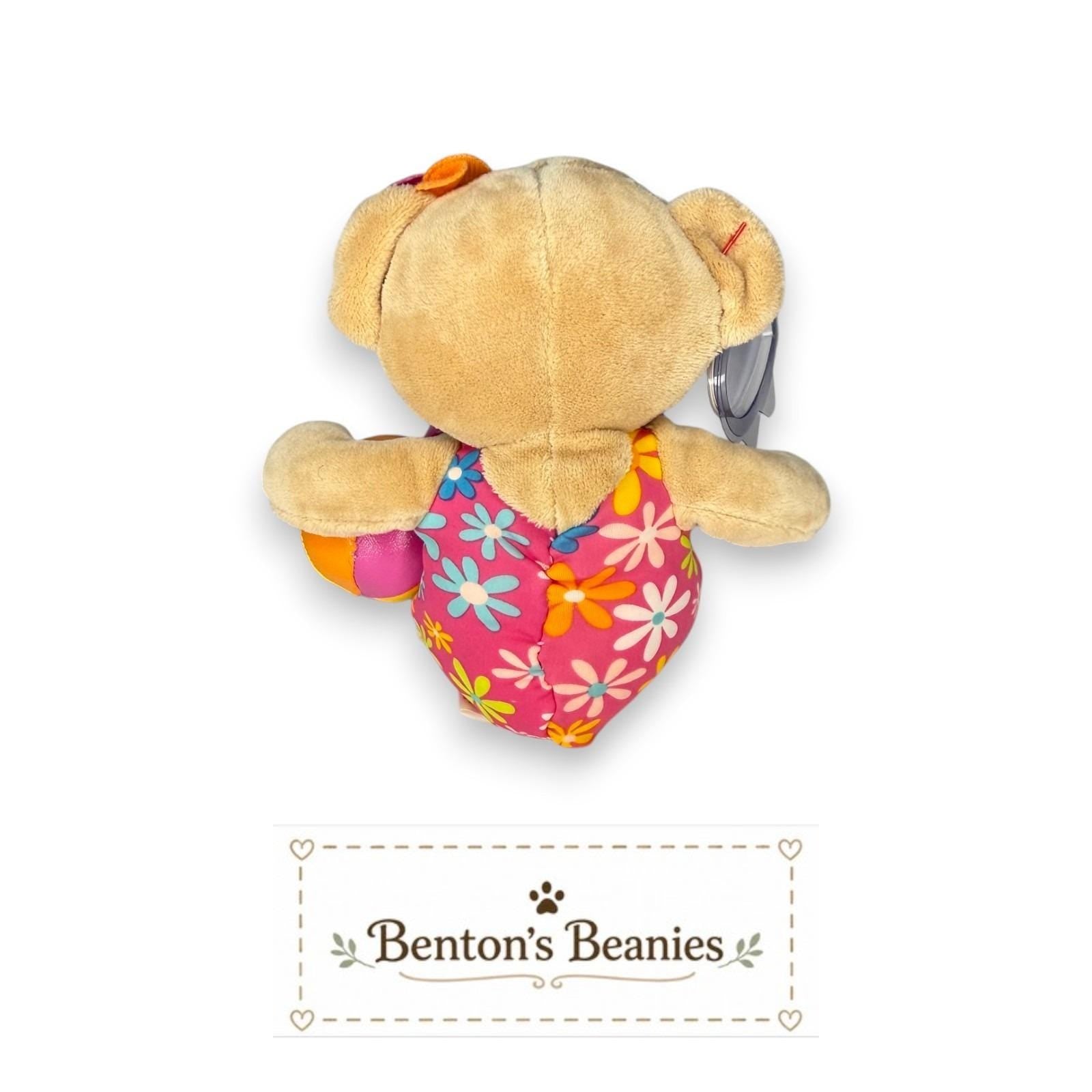 Wailea the Bear Ty Beanie Baby | Beach Day Beauty | Mint Heart Tag