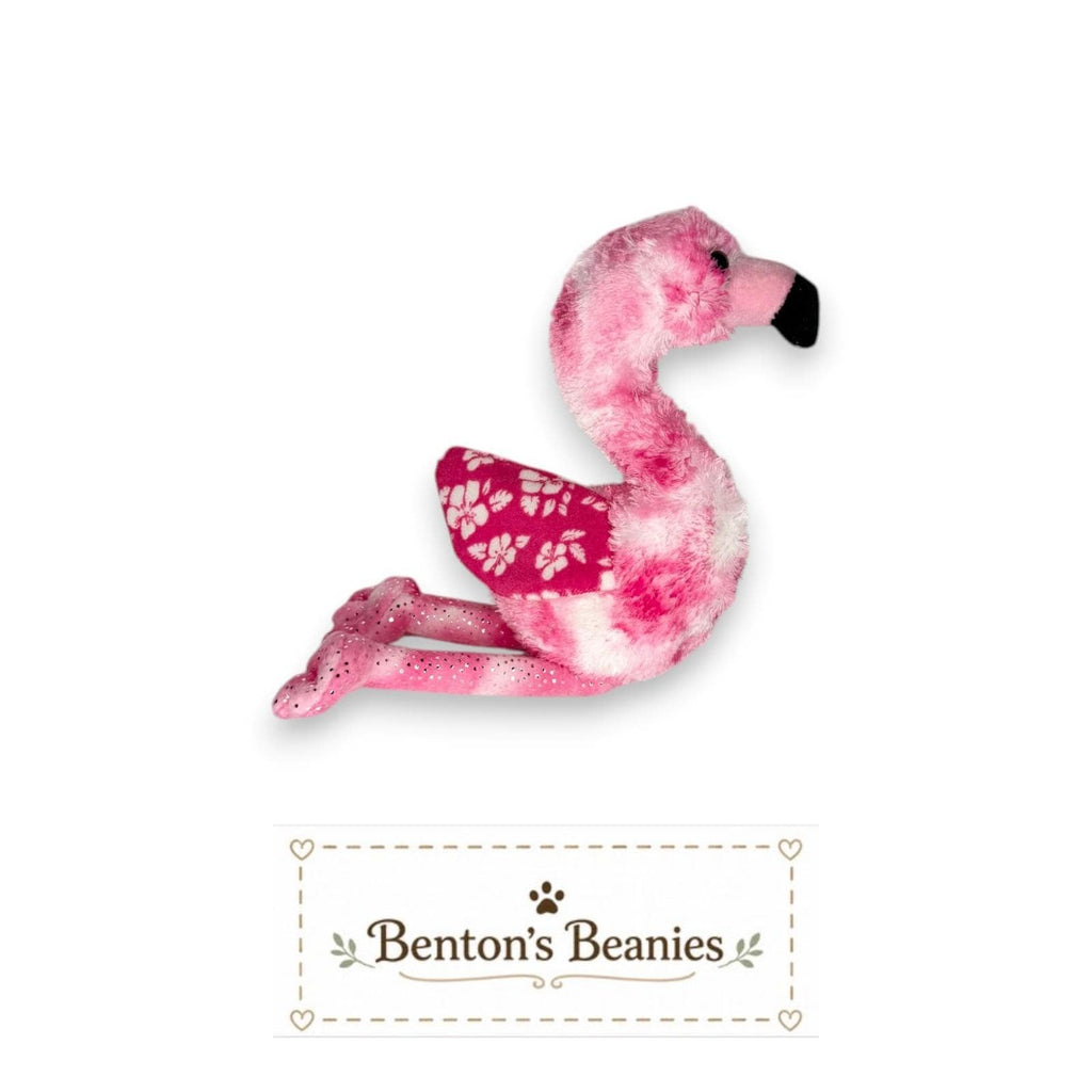 Tiki the Flamingo Ty Beanie Baby | Tropical Pinky Pal | Mint Heart Tag