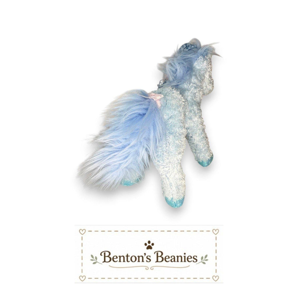 Charming the Horse Ty Beanie Baby | Sea Blue Beauty | Mint Heart Tag