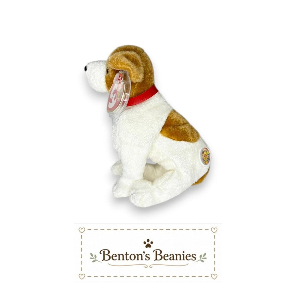 Kippy the Dog Ty Beanie Baby | Caramel-Coated Companion | Mint Heart Tag