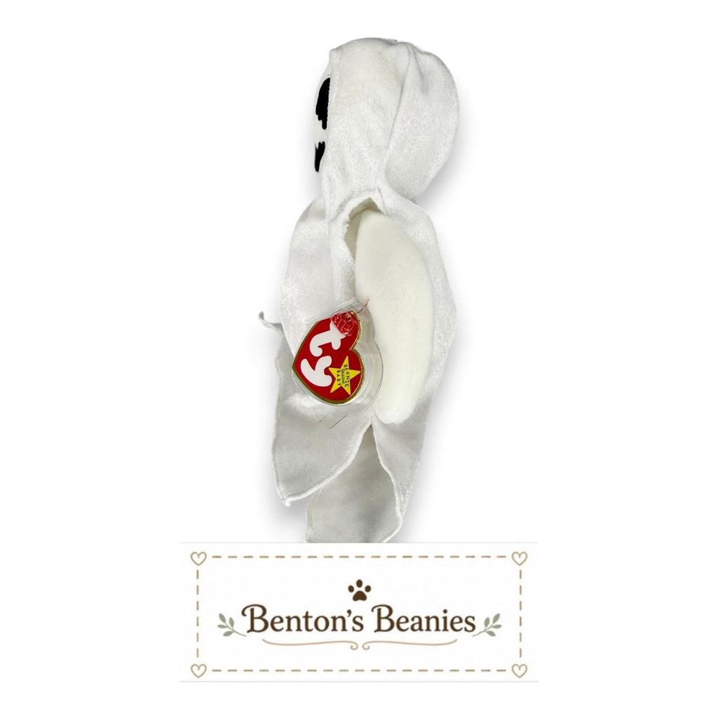 Sheets the Ghost Ty Beanie Baby | Beanie Friendly Ghost | Mint Heart Tag