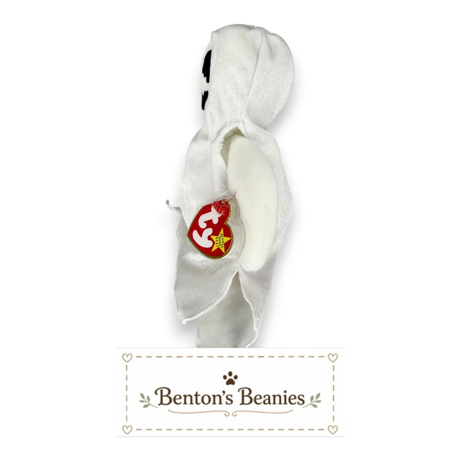 Sheets the Ghost Ty Beanie Baby | Beanie Friendly Ghost | Mint Heart Tag