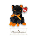 Fraidy the Cat Ty Beanie Baby | Halloween Kitty | Mint Heart Tag