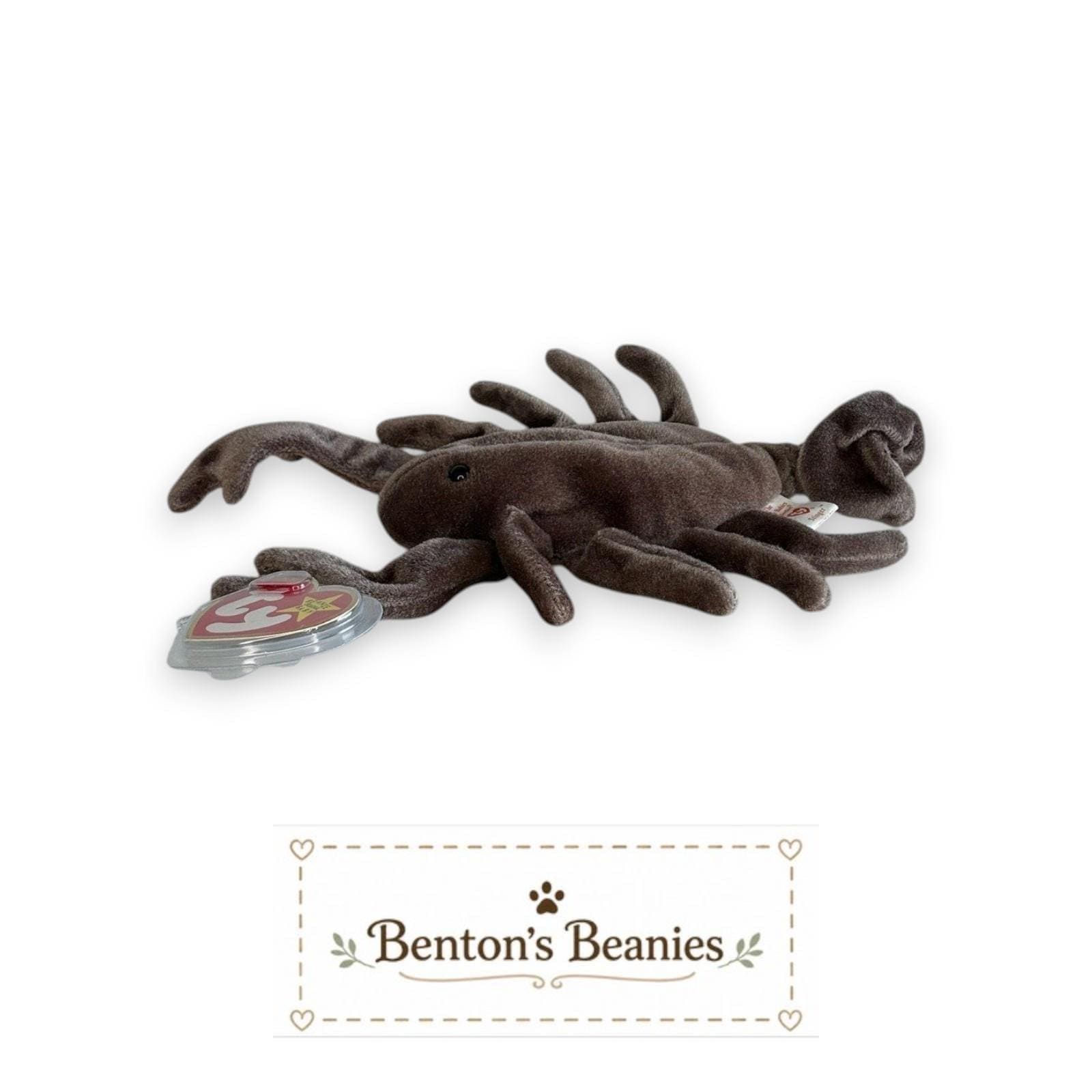 Stinger the Scorpion TY Beanie Baby | Mint Heart & Tush Tag