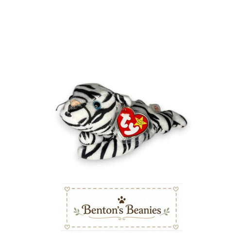 Blizzard the Snow Leopard Ty Beanie Baby | Arctic Prowler | Mint Heart Tag