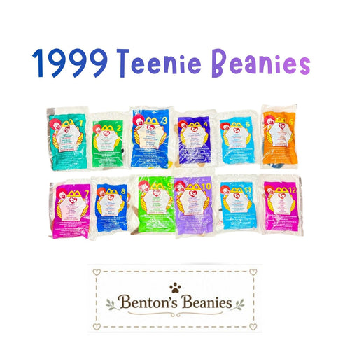 1999 McDonald's Teenie Beanie Babies | Sealed & New Condition | Sold Individually