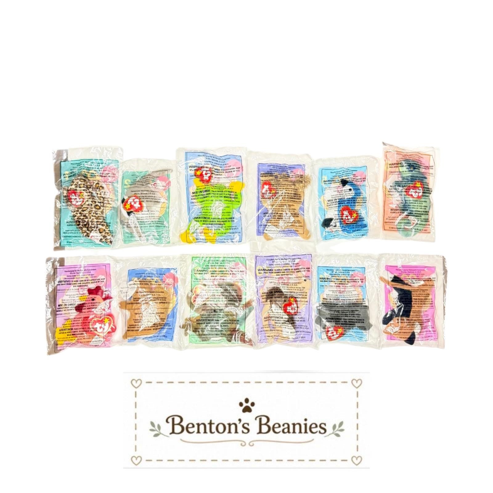 1999 McDonald's Teenie Beanie Babies | Sealed & New Condition | Sold Individually