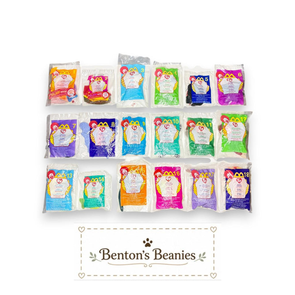 2000 McDonald's Teenie Beanie Babies | Sealed & New Condition | Sold Individually