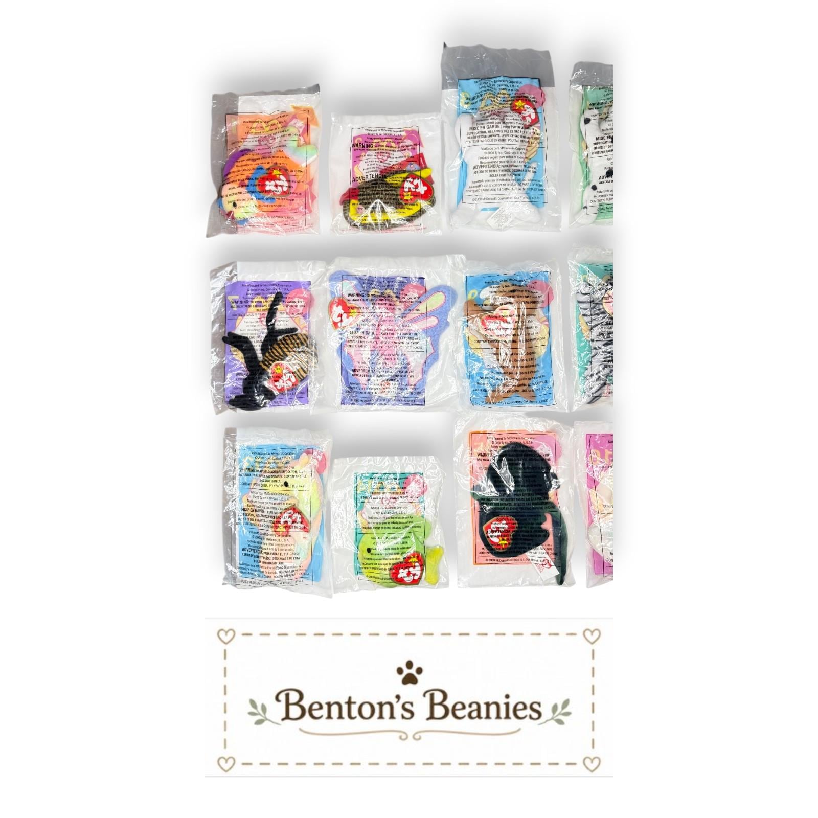 2000 McDonald's Teenie Beanie Babies | Sealed & New Condition | Sold Individually