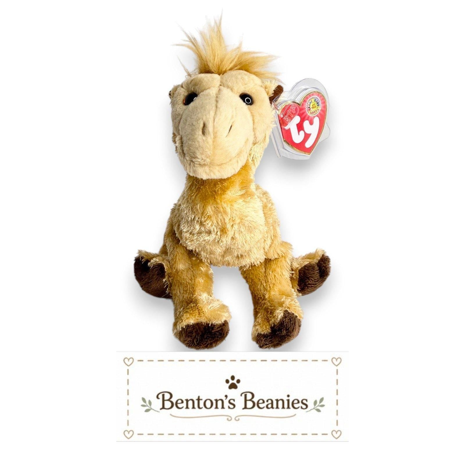 Khufu the Camel Ty Beanie Baby | Desert Trailblazer | Mint Heart Tag