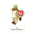 Filly the Horse Ty Beanie Baby | Golden Meadow Friend | Mint Heart Tag