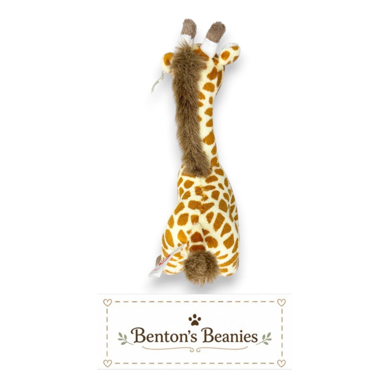 Topper the Giraffe Ty Beanie Baby | Treetop Explorer | Mint Heart Tag