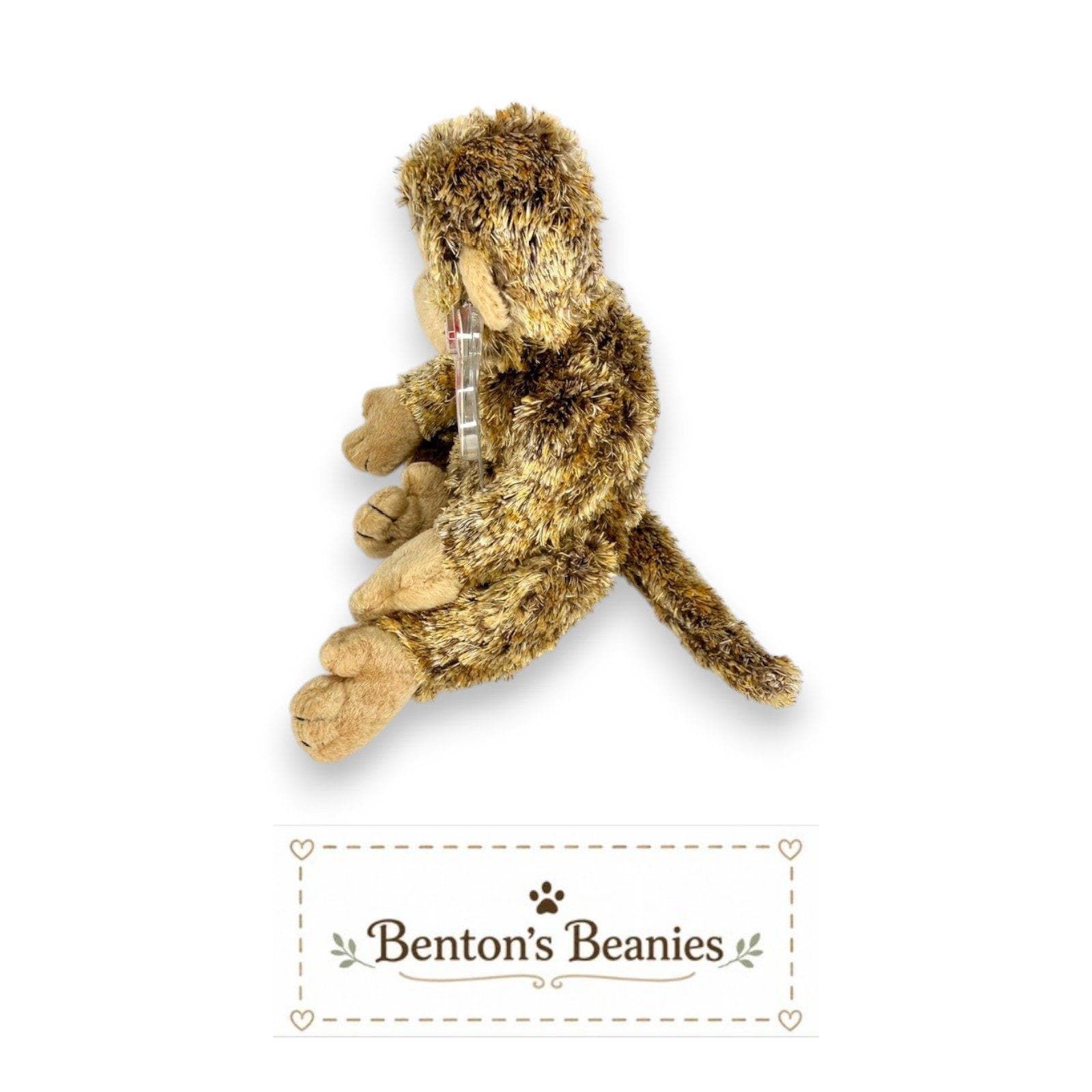 Bonsai the Chimpanzee Ty Beanie Baby | Jungle Swinger | Mint Heart Tag