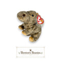 Tubbo the Hippo Ty Beanie Baby | Riverbank Lounger | Mint Heart Tag