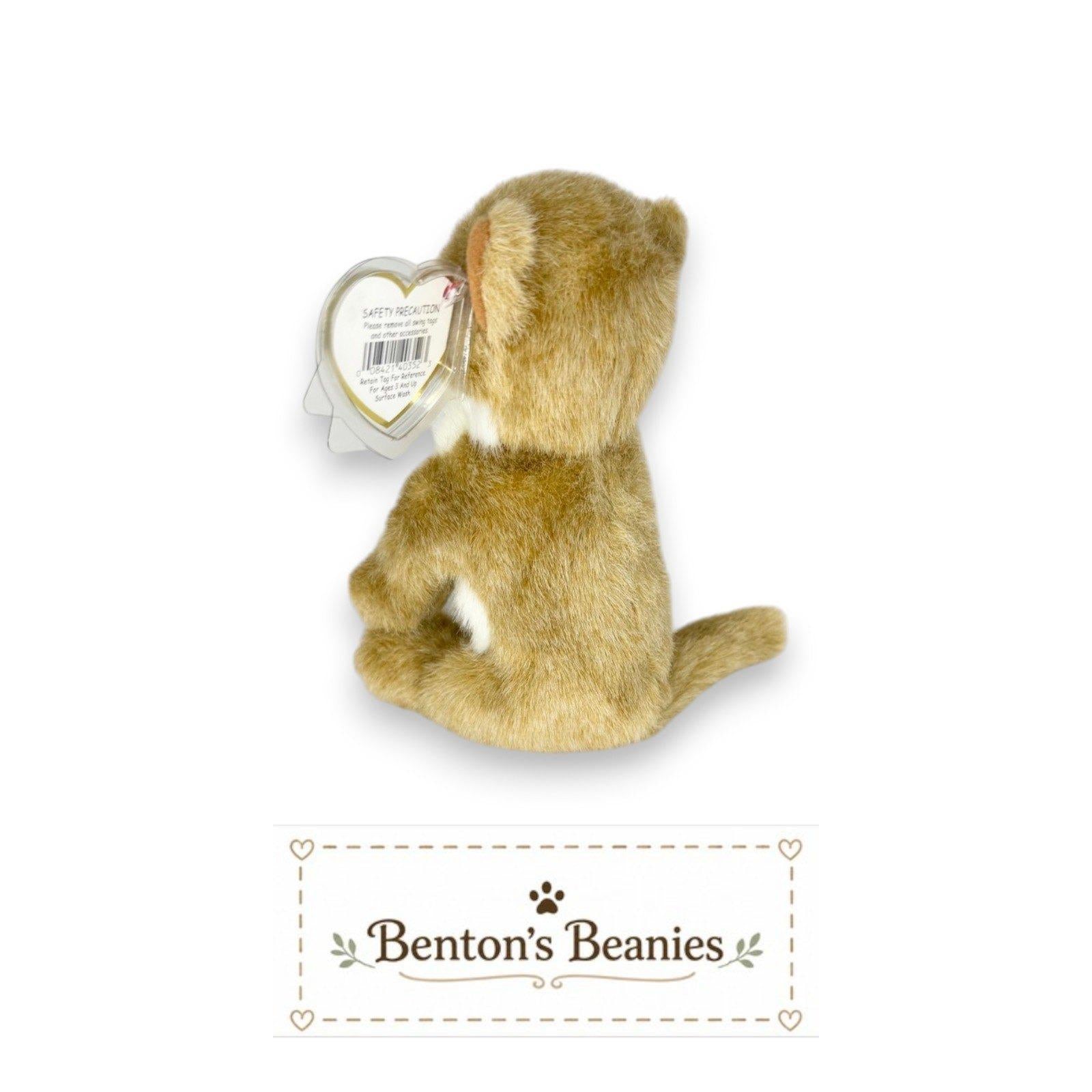 Manes the Lion Ty Beanie Baby | Savannah King | Mint Heart Tag