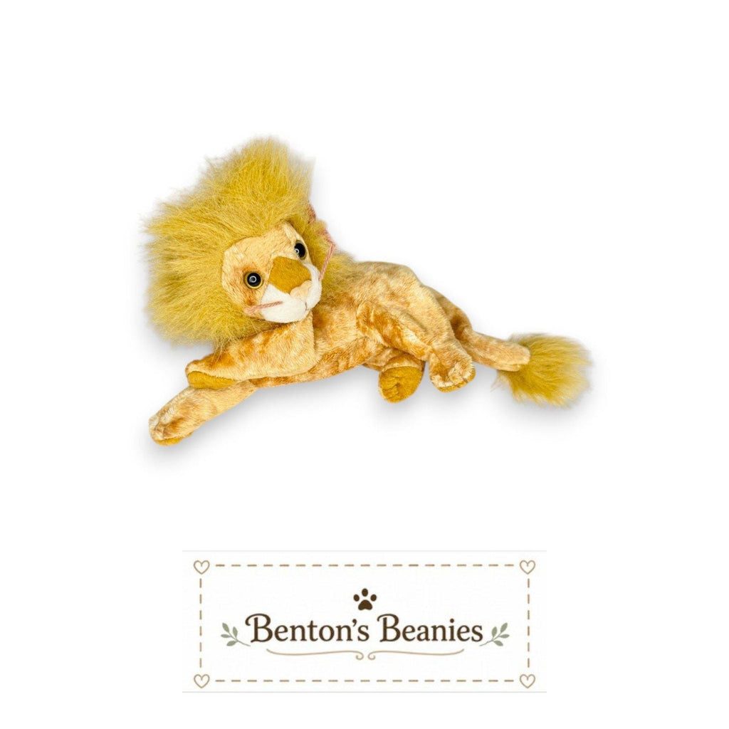 Orion the Lion Ty Beanie Baby | Sunset Sentinel | Mint Heart Tag