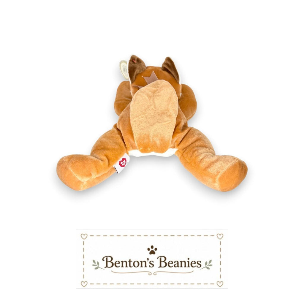 Foxy the Fox TY Pillow Pal | Woodland Wanderer | Mint Heart Tag