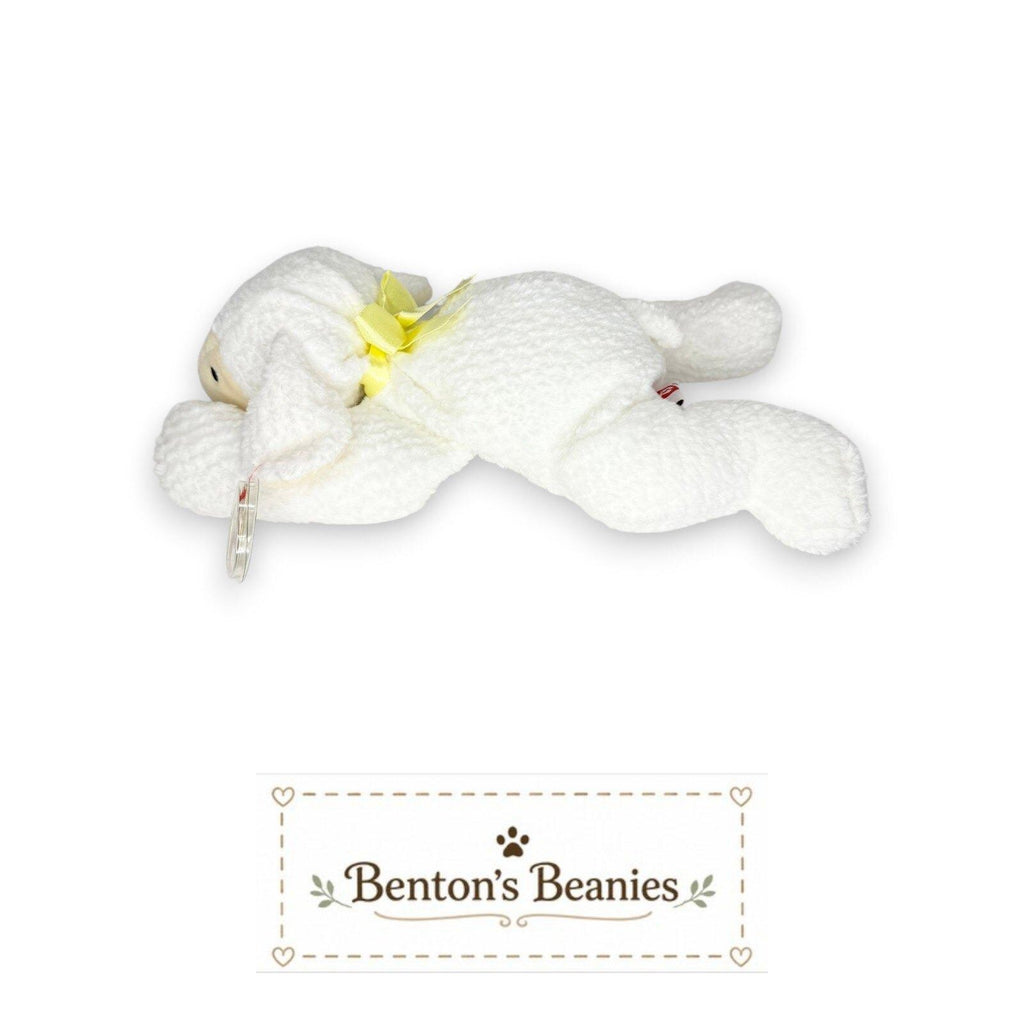 Baba the Sheep TY Pillow Pal | Cozy Flock Friend | Mint Heart Tag
