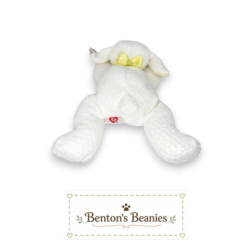 Baba the Sheep TY Pillow Pal | Cozy Flock Friend | Mint Heart Tag